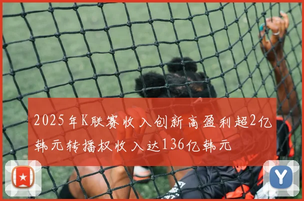 2025年K联赛收入创新高盈利超2亿韩元转播权收入达136亿韩元